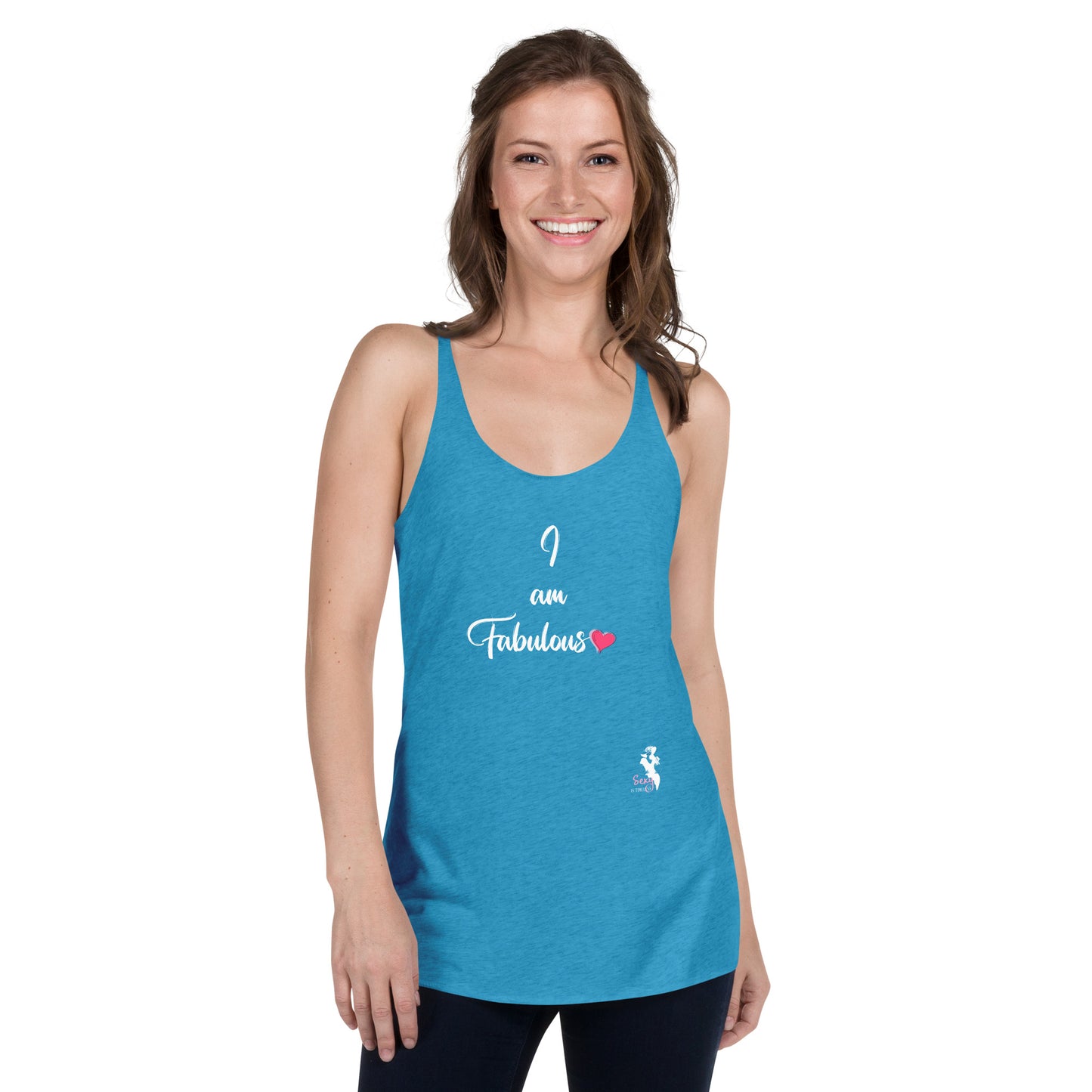 Women's Racerback Tank - II am fabulous - colors