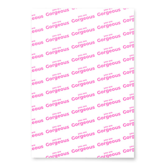 Wrapping paper sheets