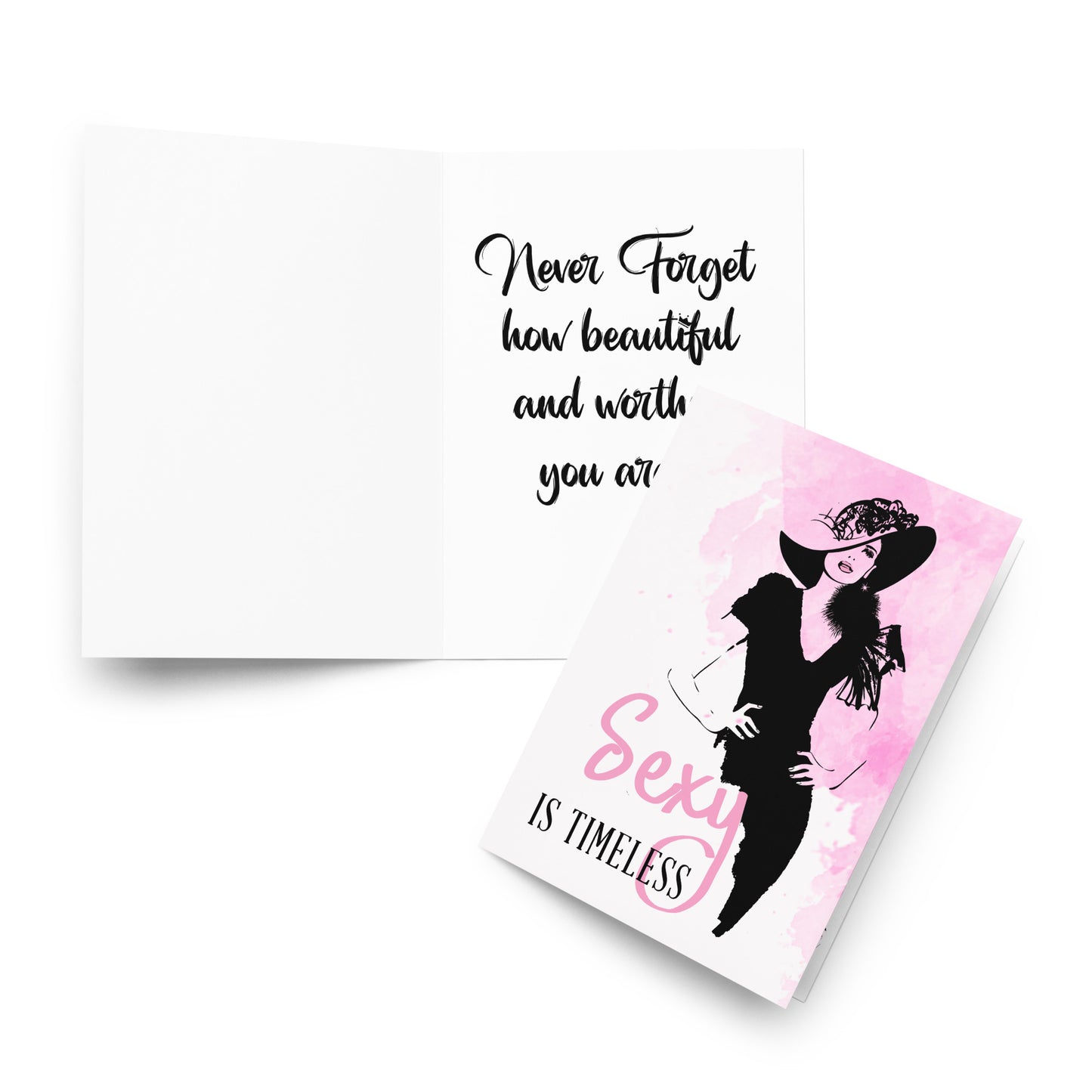 Greeting cards for that special lady Model 06