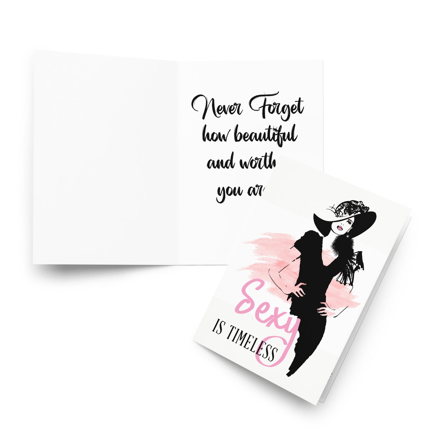 Greeting cards for that special lady Model 09