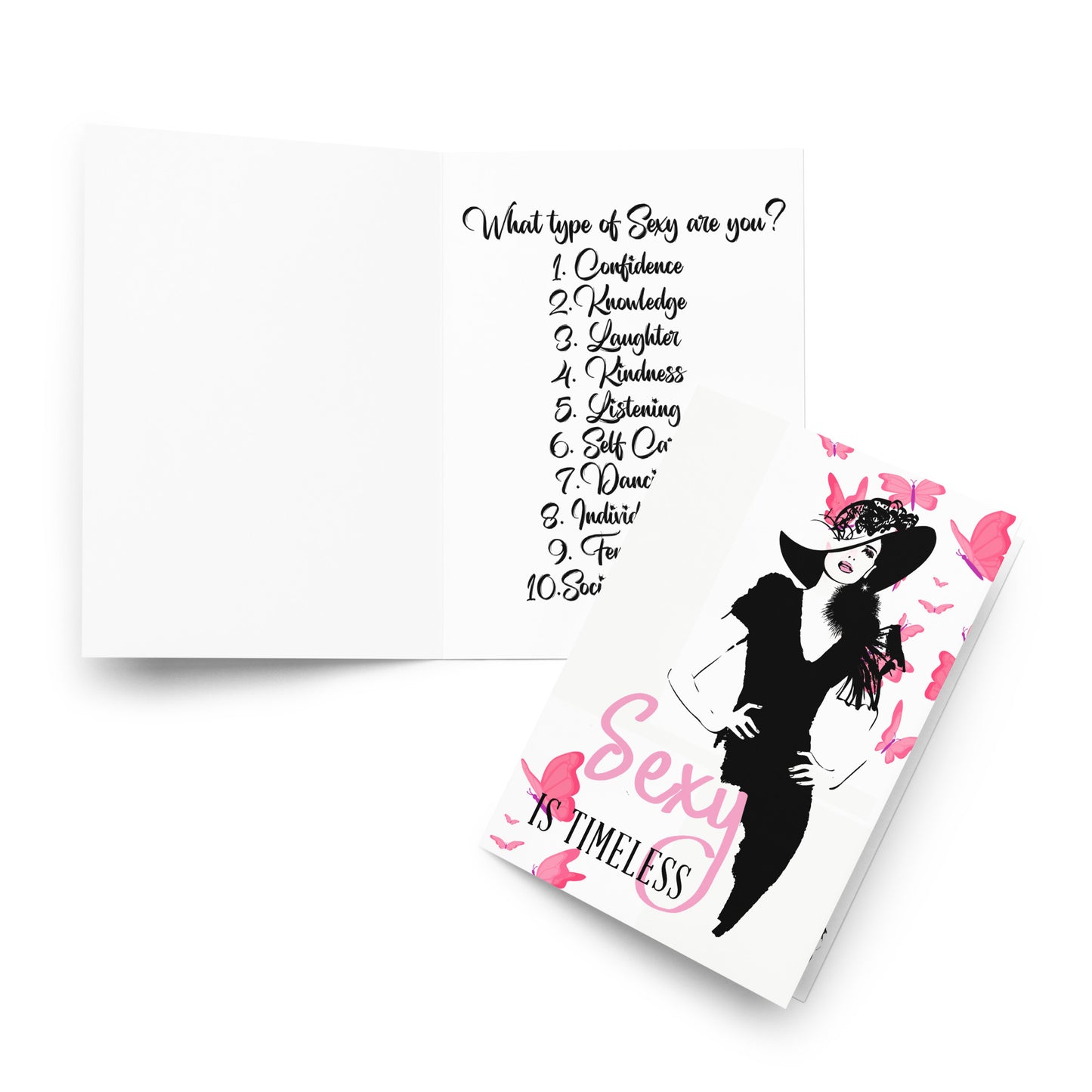 Greeting cards for that special lady Model 08