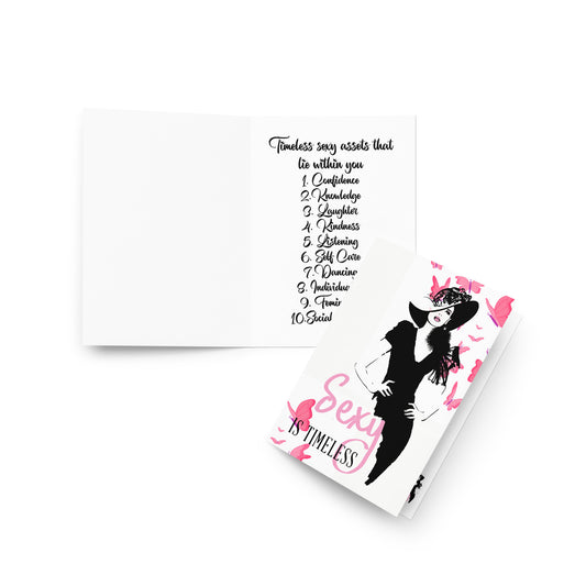 Greeting cards for that special lady Model 08