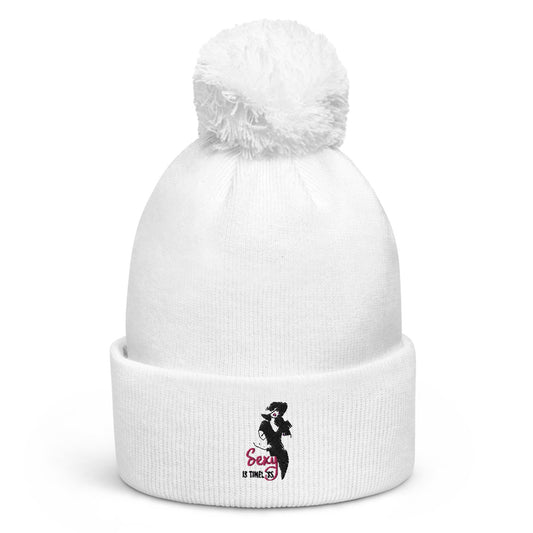 Pom pom beanie