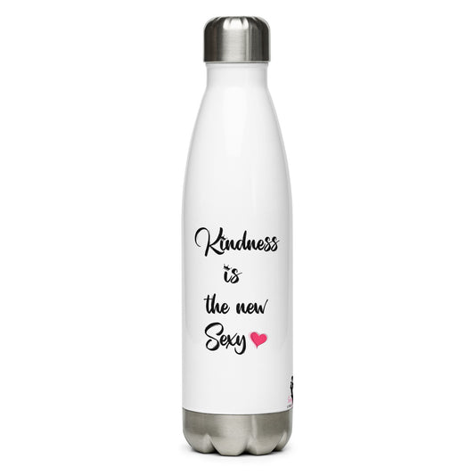 Stainless Steel Water Bottle - Kindness is the new sexy