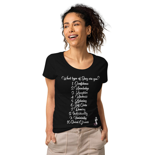 What type of sexy are you organic t-shirt