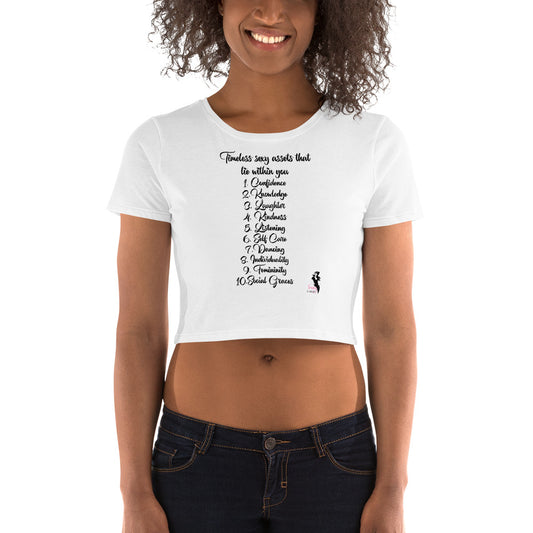 Women’s Crop Tee - Timeless Assets