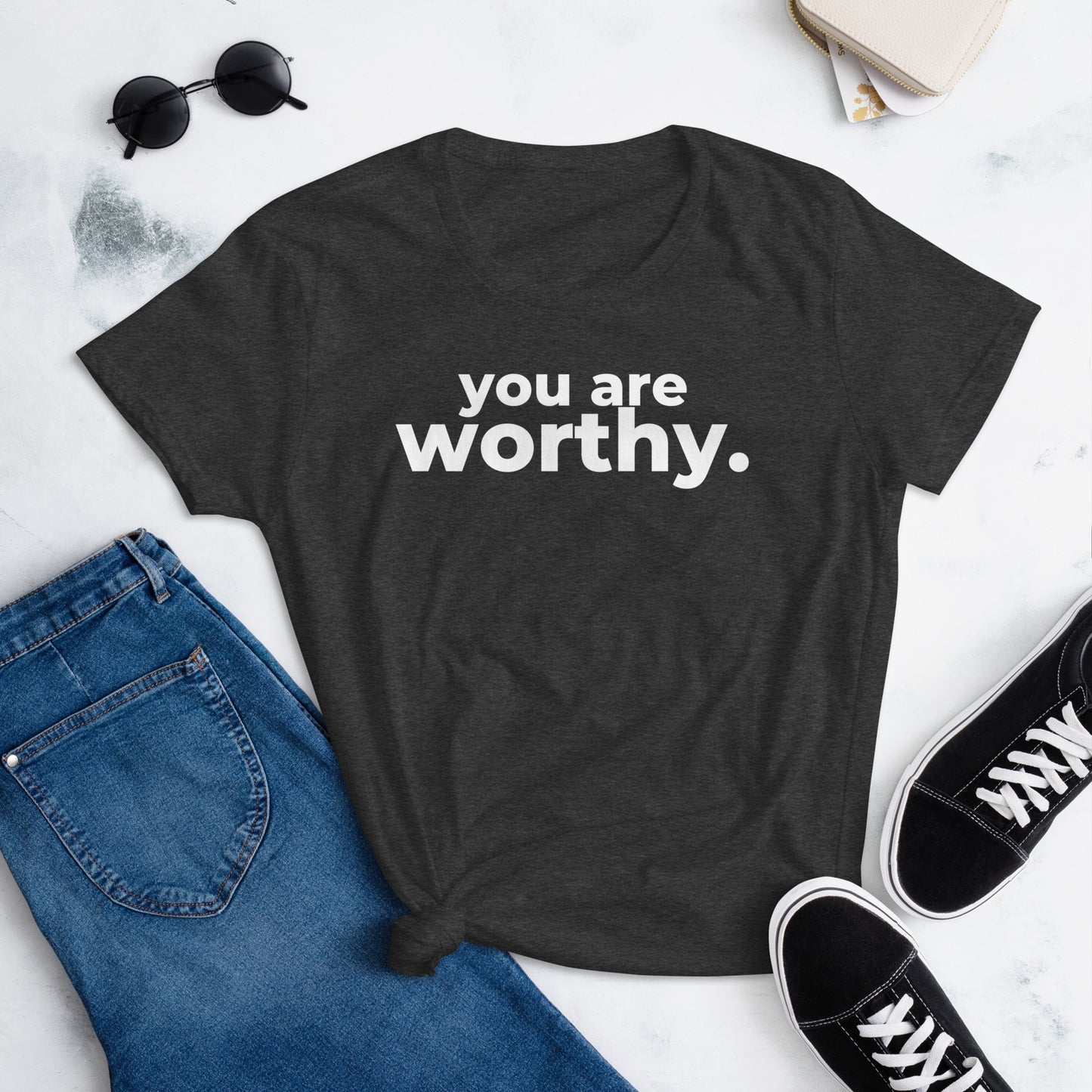 You are Worthy - Women's short sleeve t-shirt