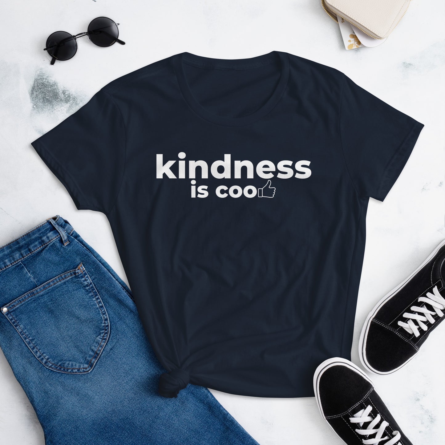 Kindness is Cool - Women's short sleeve t-shirt