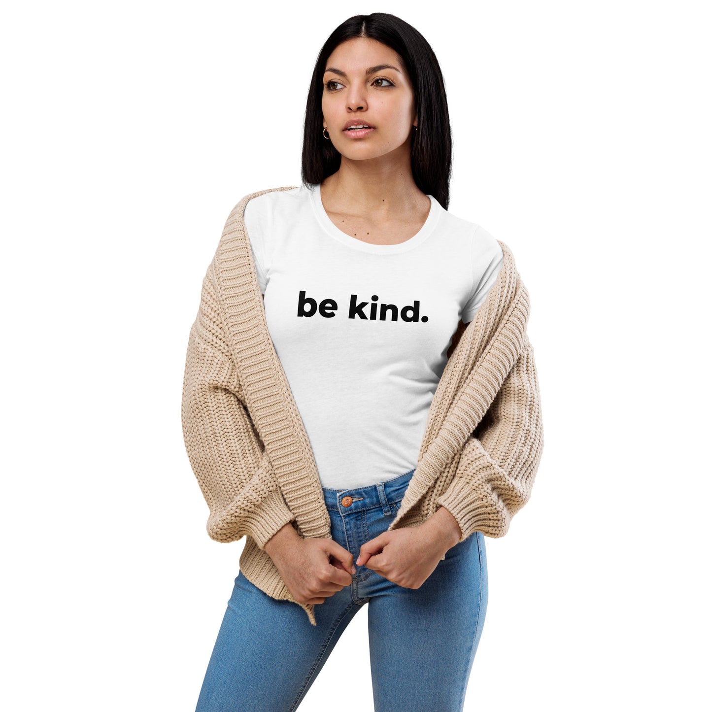 BE KIND - Women’s fitted t-shirt