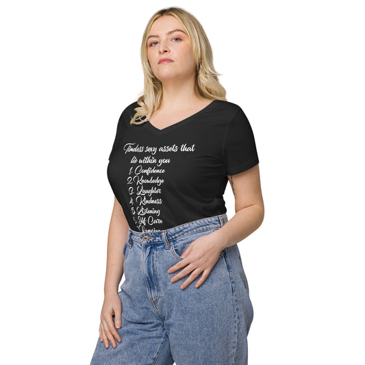 Timeless Sexy assets v-neck t-shirt