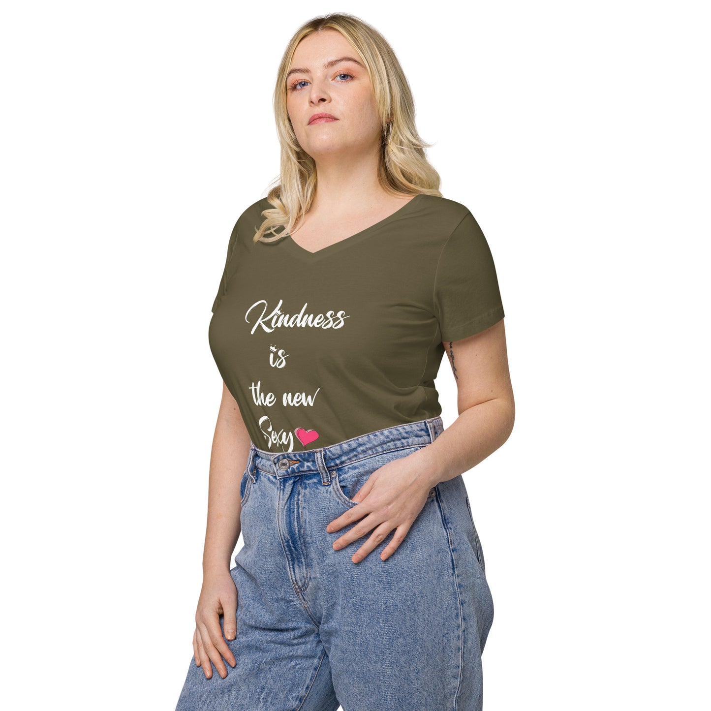Kindness is the new Sexy v-neck t-shirt