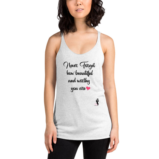 Women's Racerback Tank - Never Forget