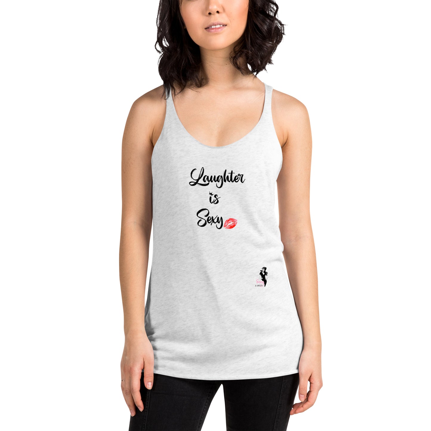 Women's Racerback Tank - Laughter is Sexy
