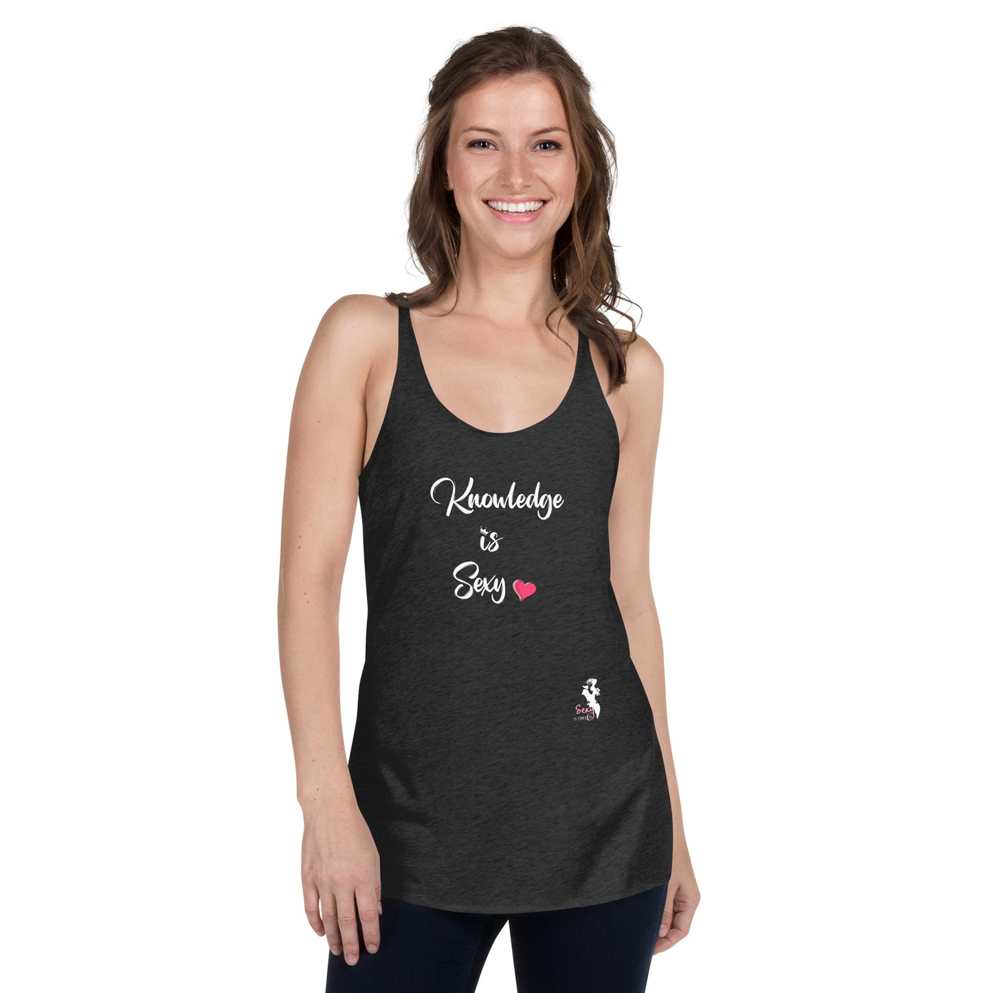 Women's Racerback Tank - Knowledge is Sexy - Colors