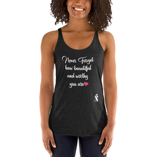 Women's Racerback Tank - Never forget! - Colors