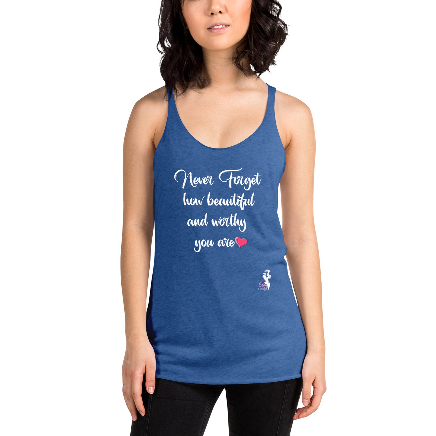 Women's Racerback Tank - Never forget - Different colors