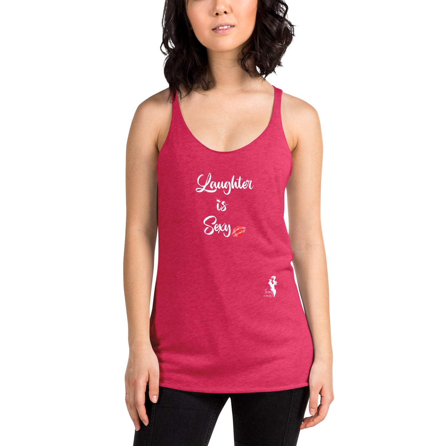 Women's Racerback Tank - Laughter is Sexy - Colors